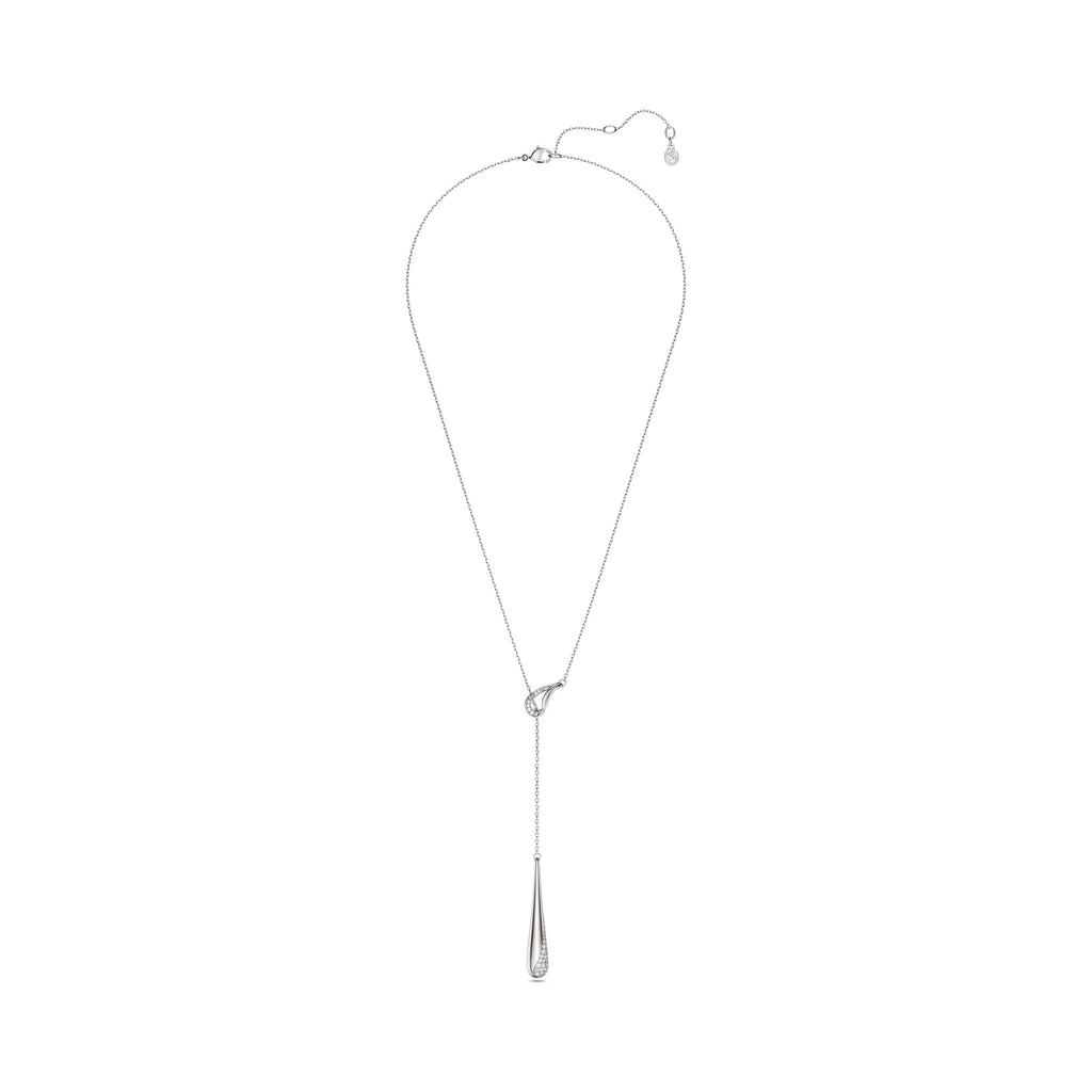 Swarovski Classica Silver Zirconia Y Necklace 5741221