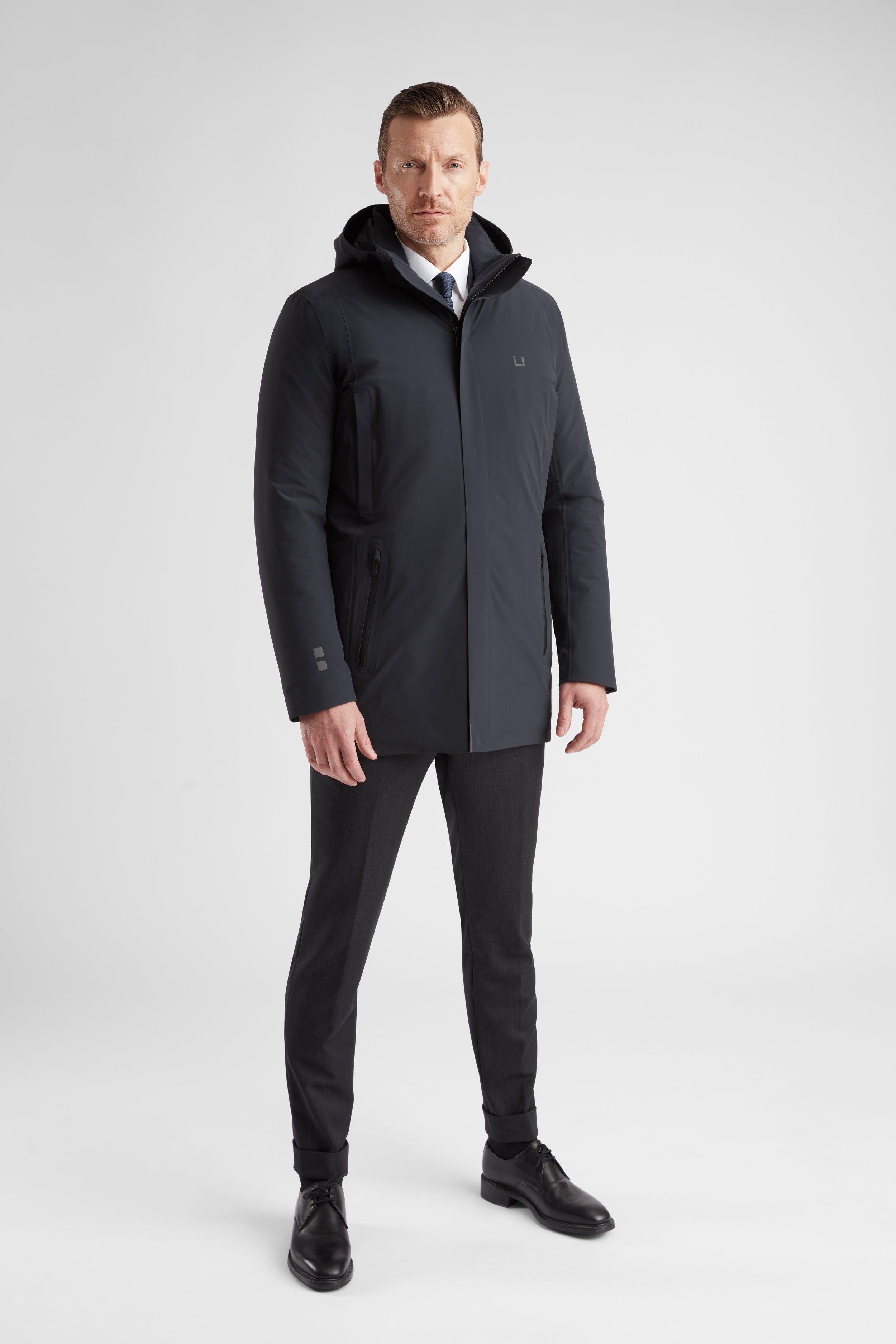 Man Wearing UBR Regulator Parka