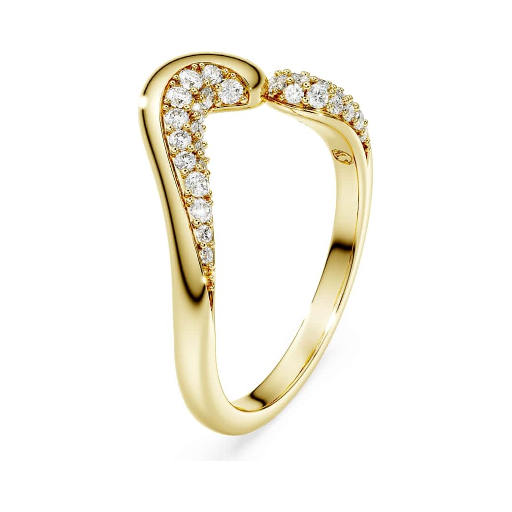 Swarovski Classica Silver/Gold Plated Zirconia Ring