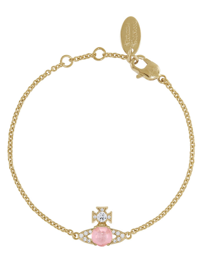 Vivienne Westwood Ondina Pink CZ Bracelet 6102026Q-02R604-