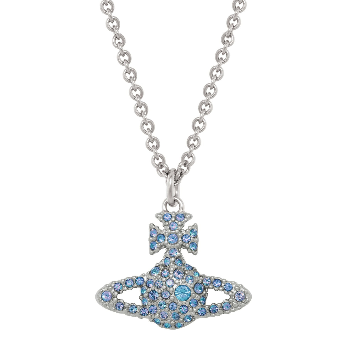 Vivienne Westwood Grace Bas Relief Vitrail Light Crystal Necklace 63020092-02P441-