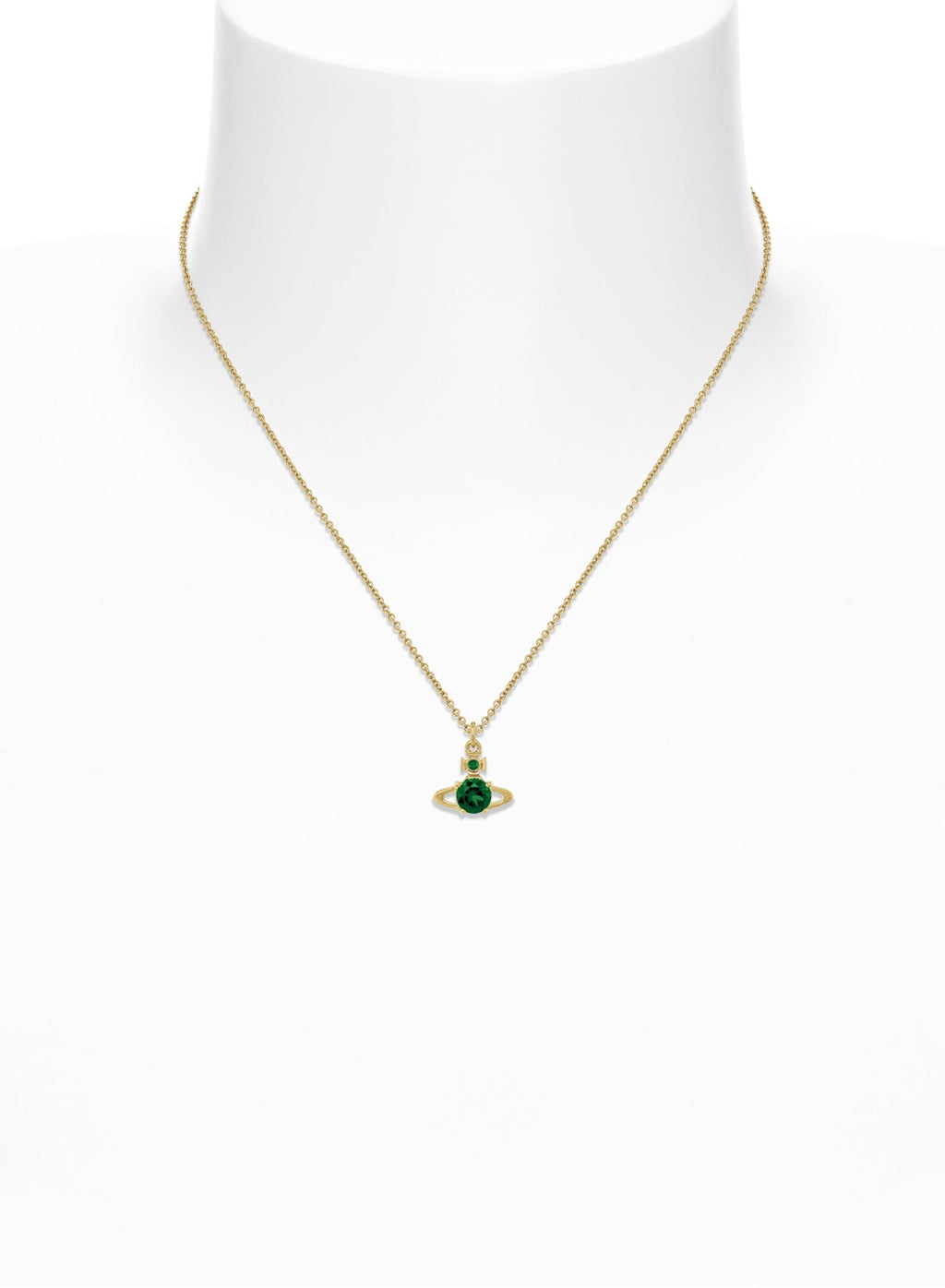 Vivienne Westwood Reina Green CZ Necklace — view 2
