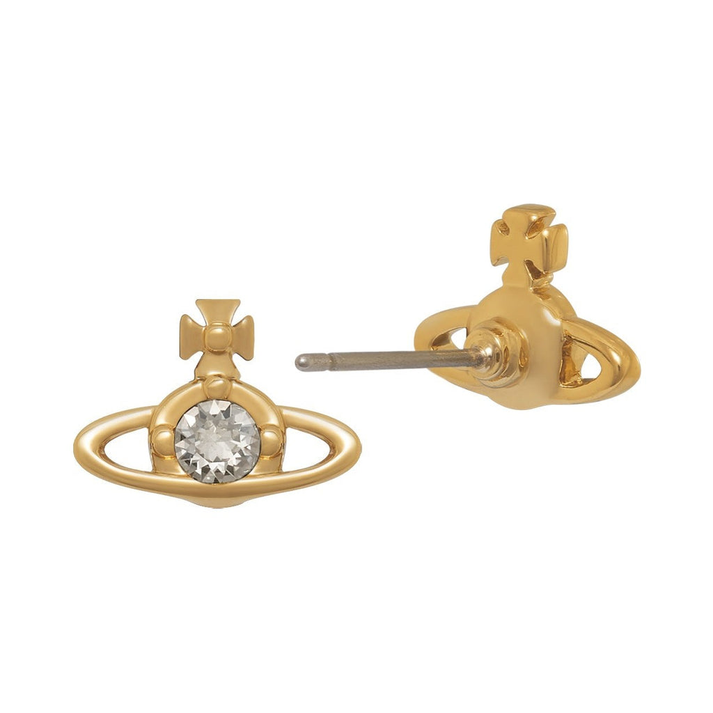 Vivienne Westwood Nano Silver Shade Crystal Earrings 62010037-02R944- — view 2