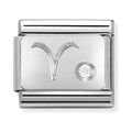 Nomination Composable Silver Zodiac Aries Charm