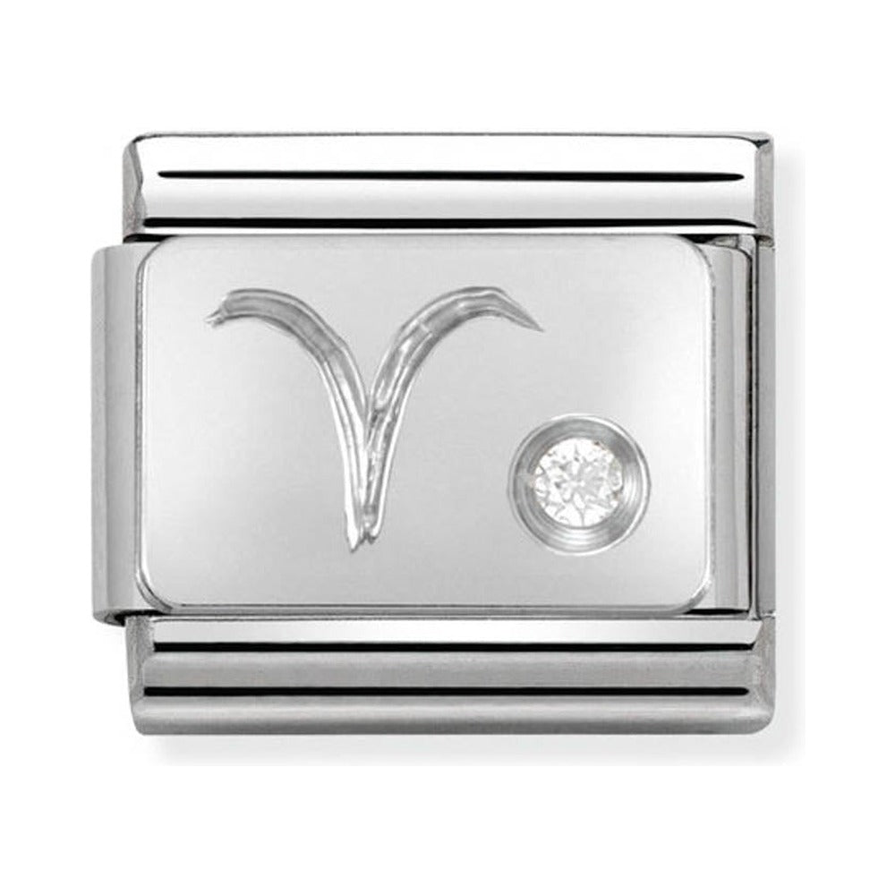 Nomination Composable Silver Zodiac Aries Charm