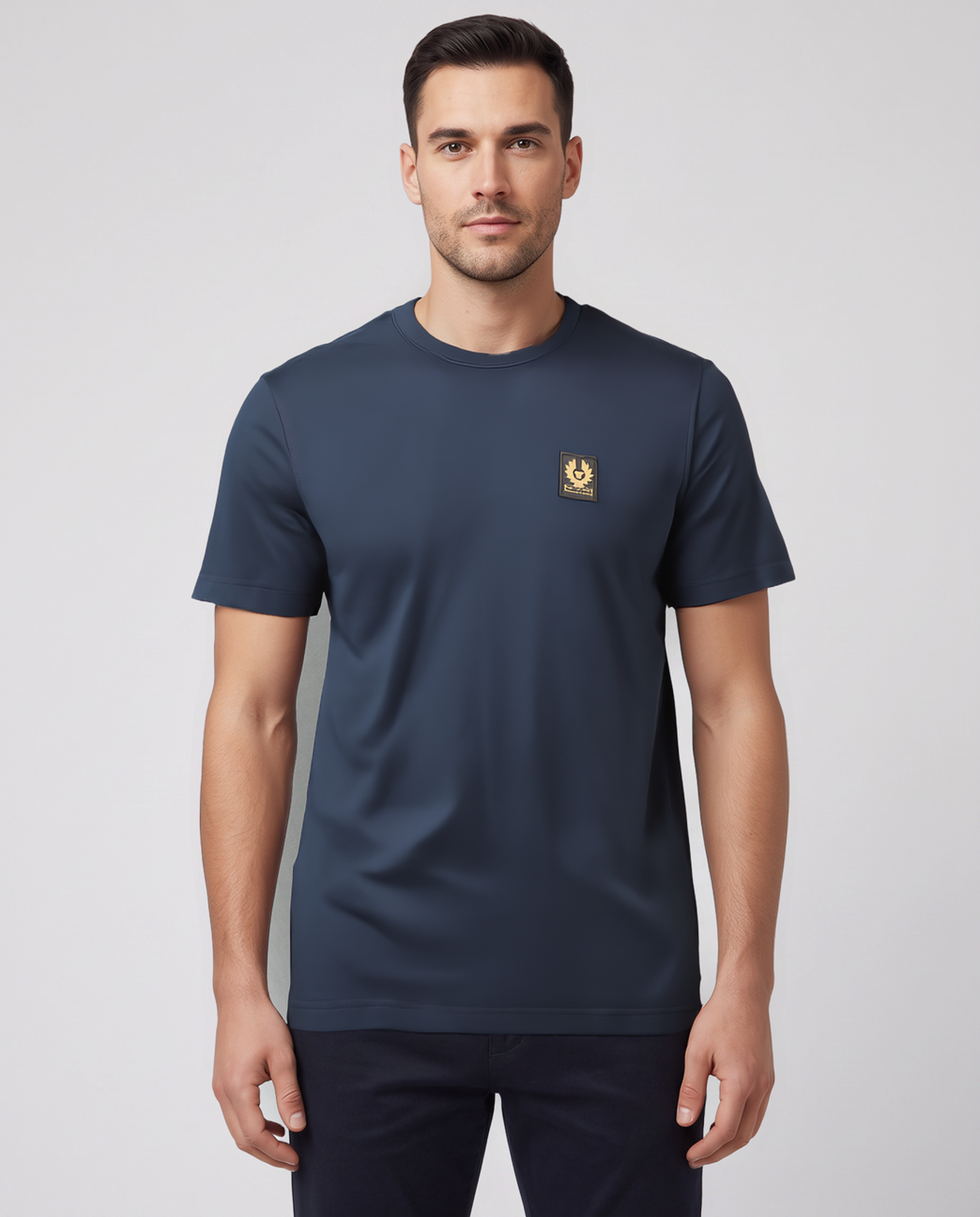 Men's Belstaff Dark Ink Belstaff T Shirt