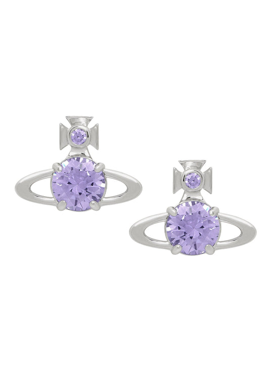Large Lavender CZ Reina Earrings 62010376-02P691-