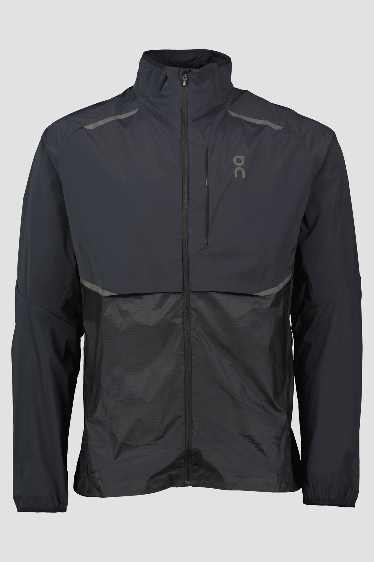 Men's On Running Black Trek Waterproof Jacket
