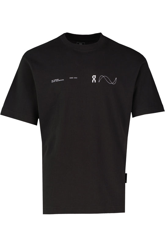 Men's On Running Black Club Avant T Shirt
