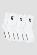 Unisex On Running White Logo 3-Pack Socks