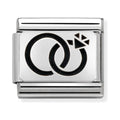 Nomination Composable Silver Wedding Rings Charm