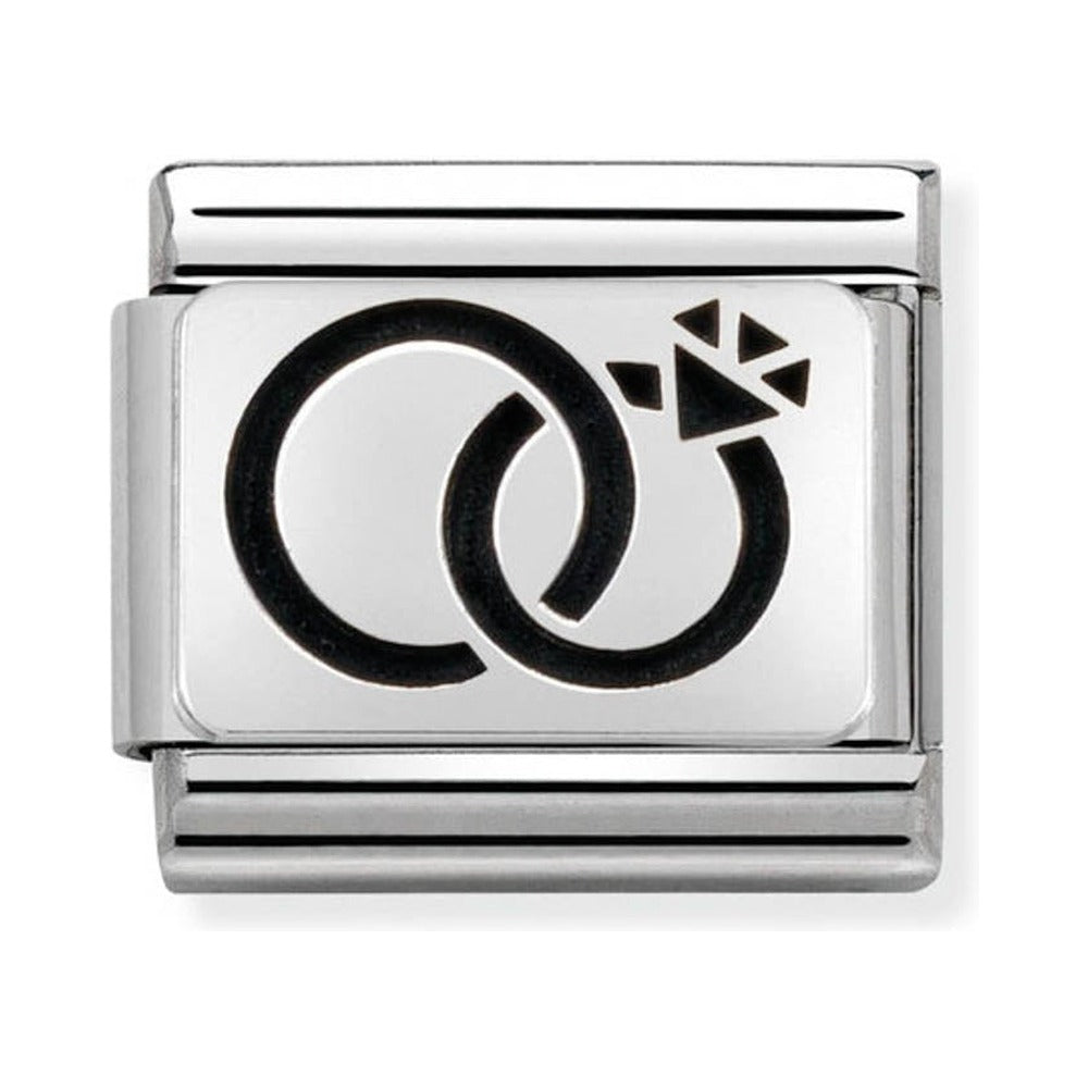 Nomination Composable Silver Wedding Rings Charm