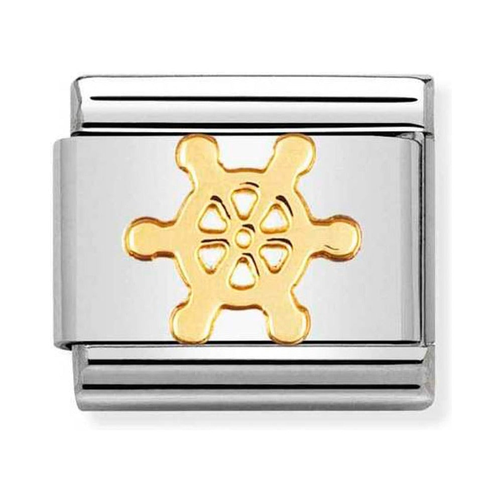 Nomination Composable Gold Boatwheel Charm 030106/14 *