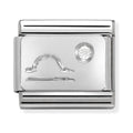Nomination Composable Silver, CZ Libra Charm 330302/07