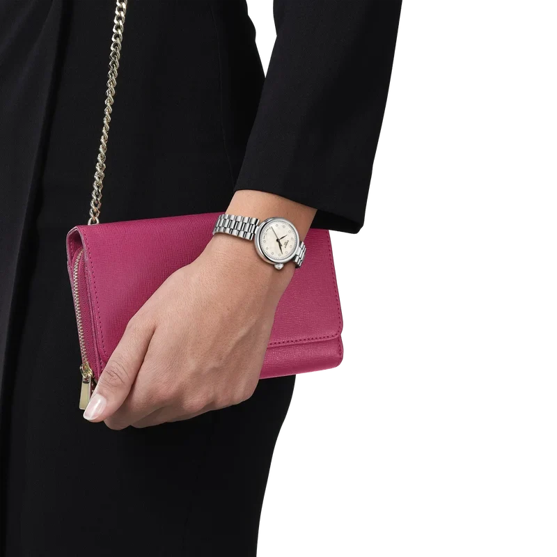 Tissot Ladies Desir MOP Diamond Dot Dial Bracelet Watch T1520101111600 — view 5