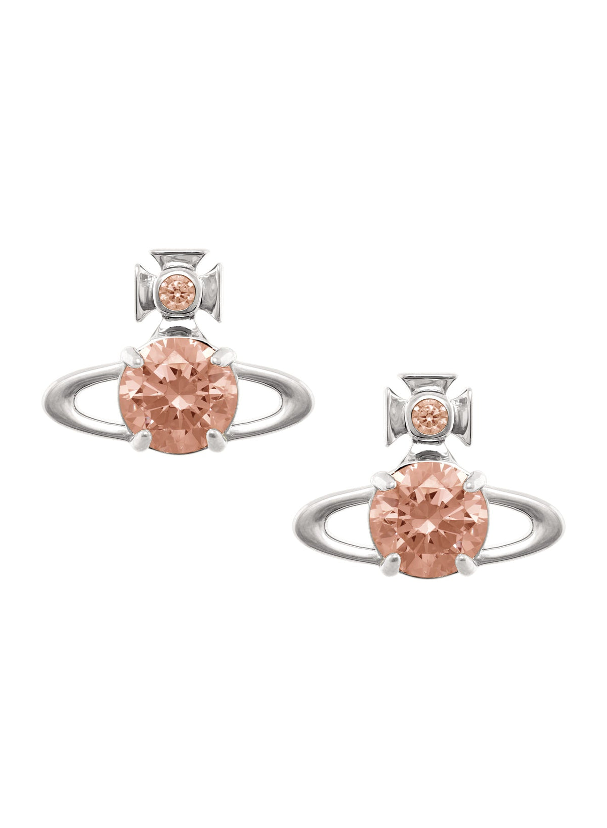 Vivienne Westwood Large Reina Blush Earrings 62010376-02P781-