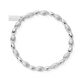 ChloBo Double Rice Bracelet featuring Sterling Silver beaded design with logo tag detail.