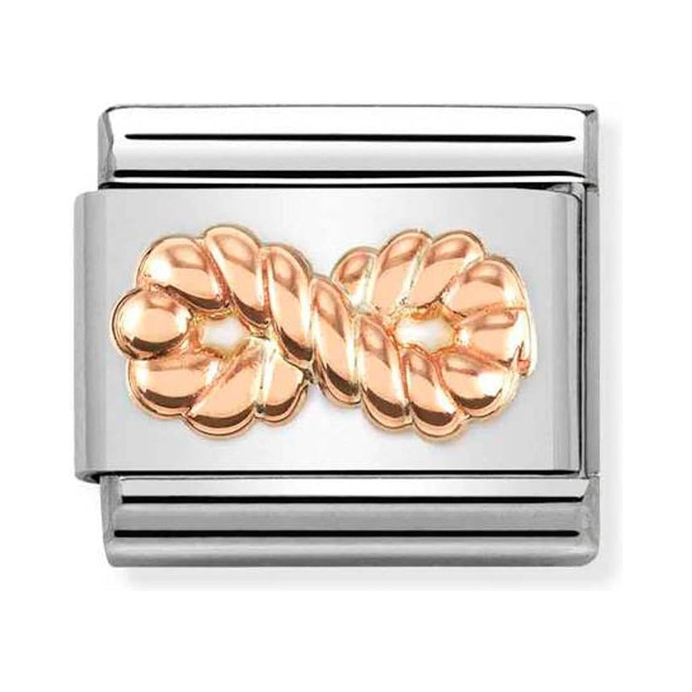 Nomination Composable Rose Gold Infinity Rope Charm 430106/24 *