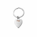 The Clogau Insignia Heart Key Ring, a silver key ring from Clogau, available at OD’s Jewellers in St Helens