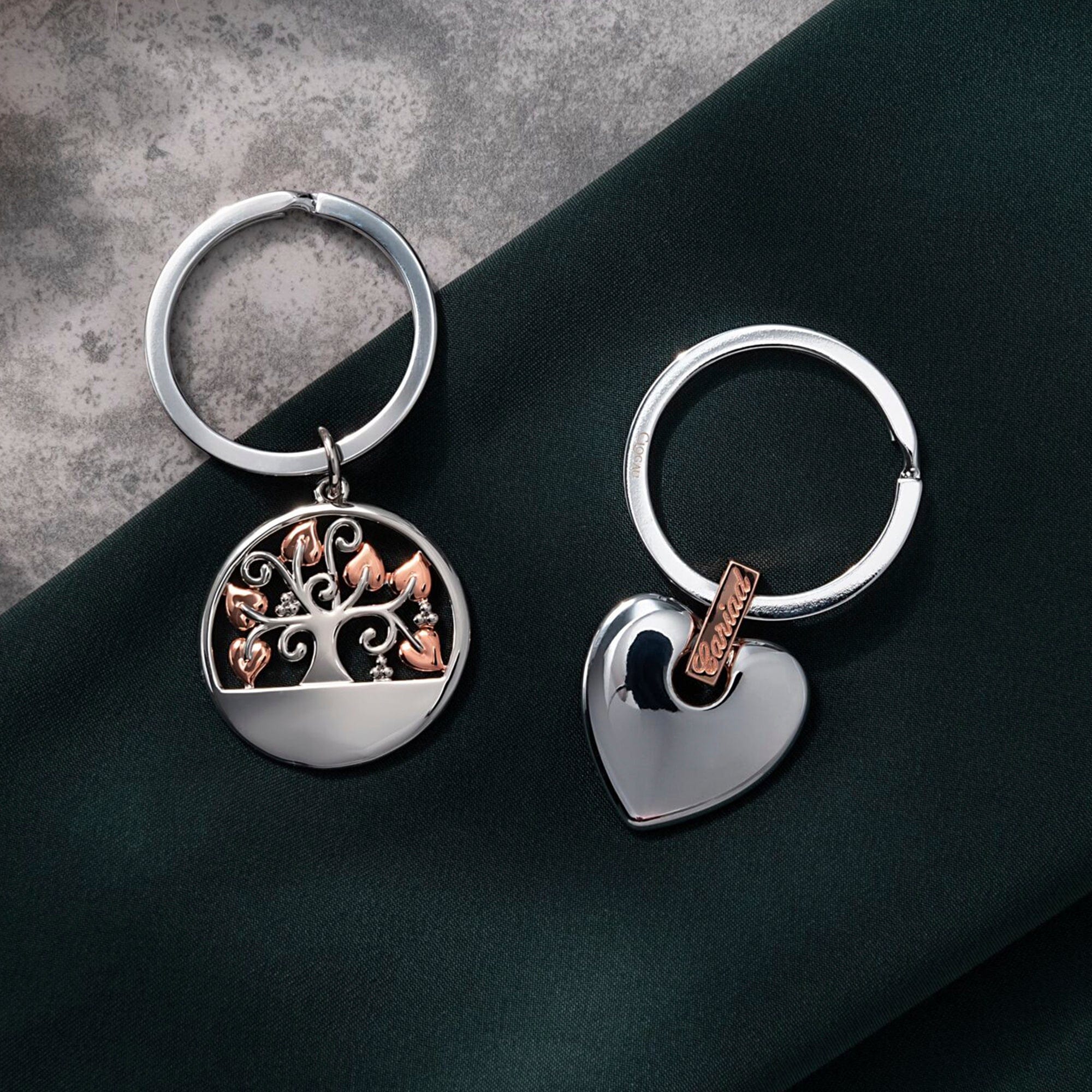 Clogau Cariad Heart Key Ring 7CKRDKR