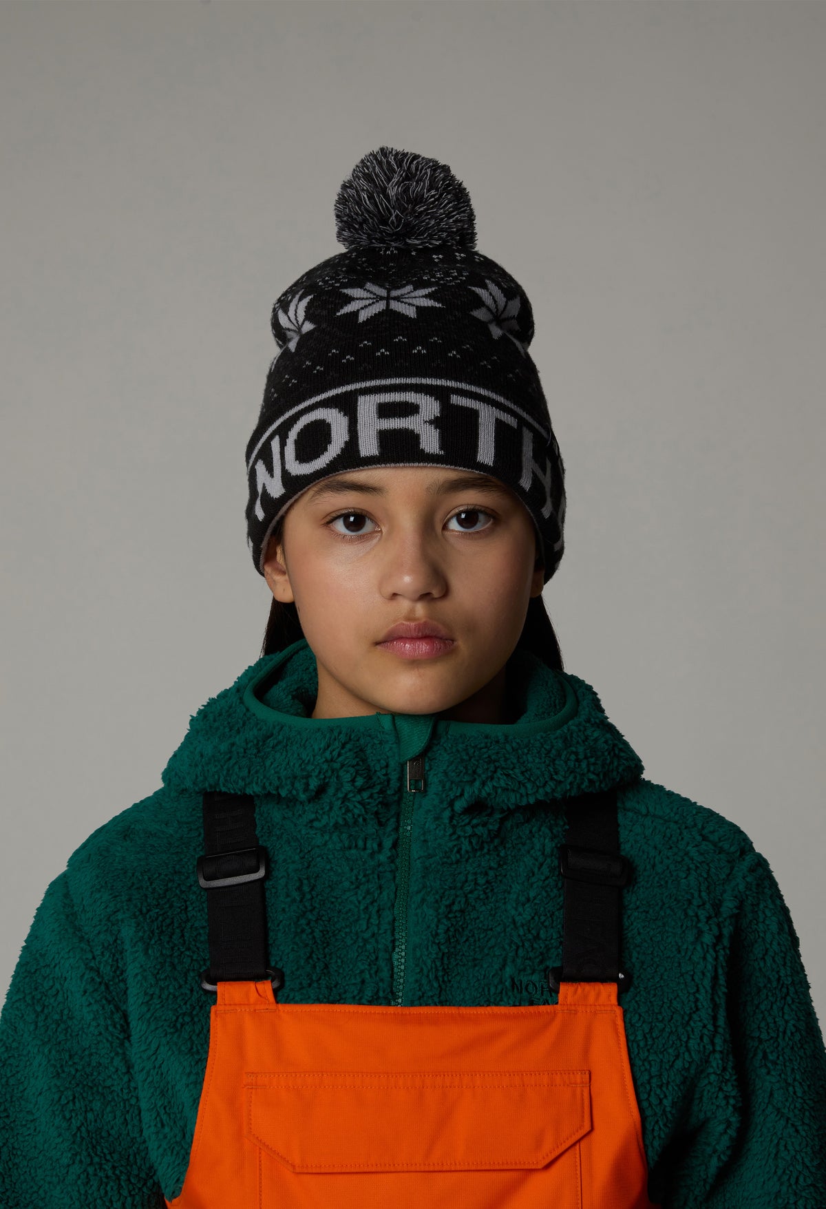 Unisex Kid's The North Face Black Ski Tuke — view 3