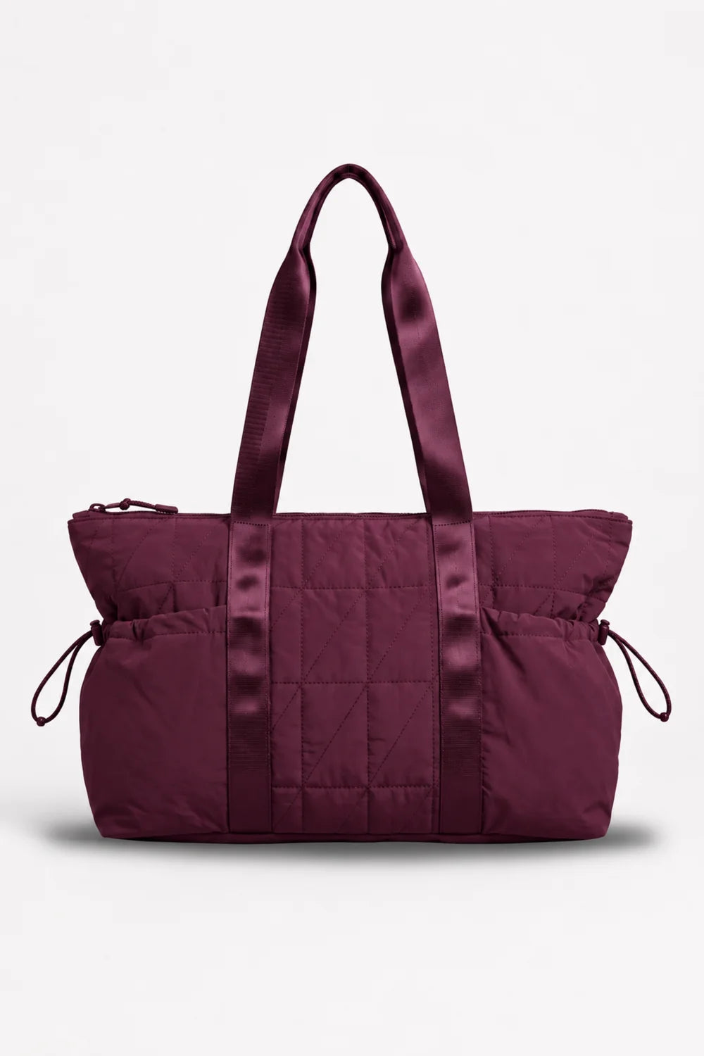 Women's Red Run Activewear Dark Cherry Nylon Tote Bag