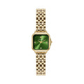 Olivia Burton Mini Grosvenor Square Green Dial Bracelet Watch 24000364