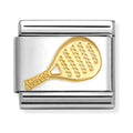 Nomination Composable Gold Padel Racket Charm *