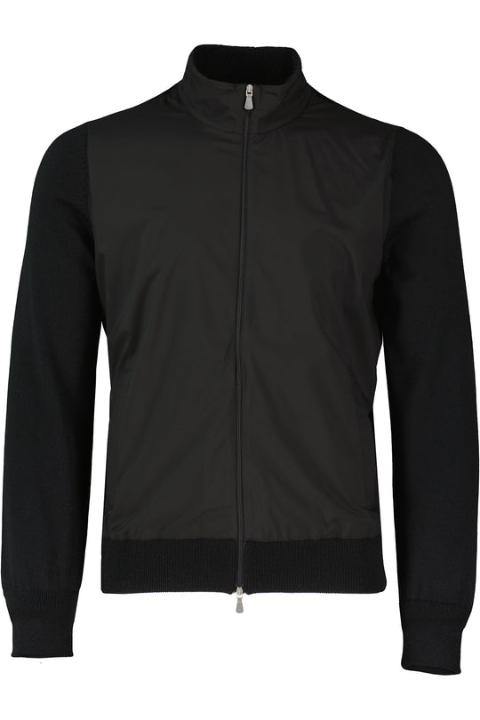 Men's Gran Sasso Black Hybrid Jacket