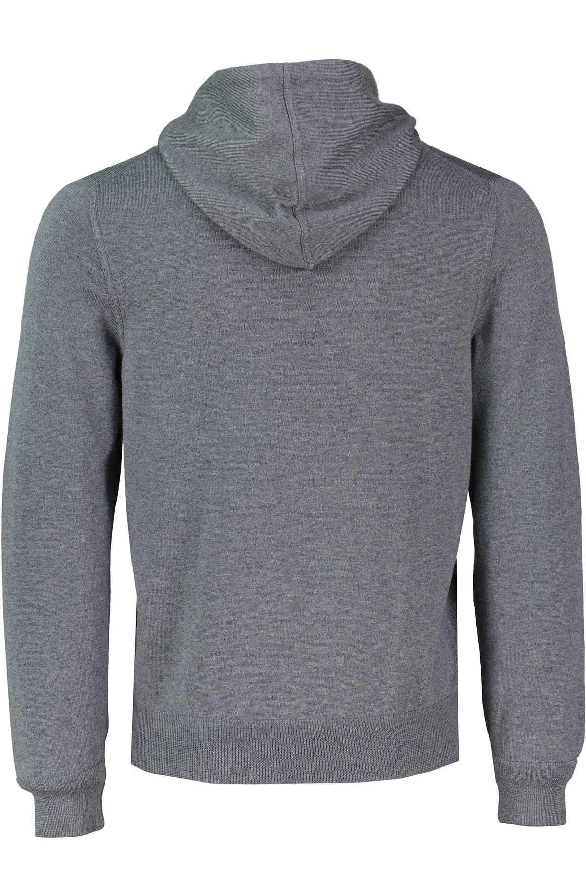 Men's Gran Sasso Grey Knitted Hoody - image 3