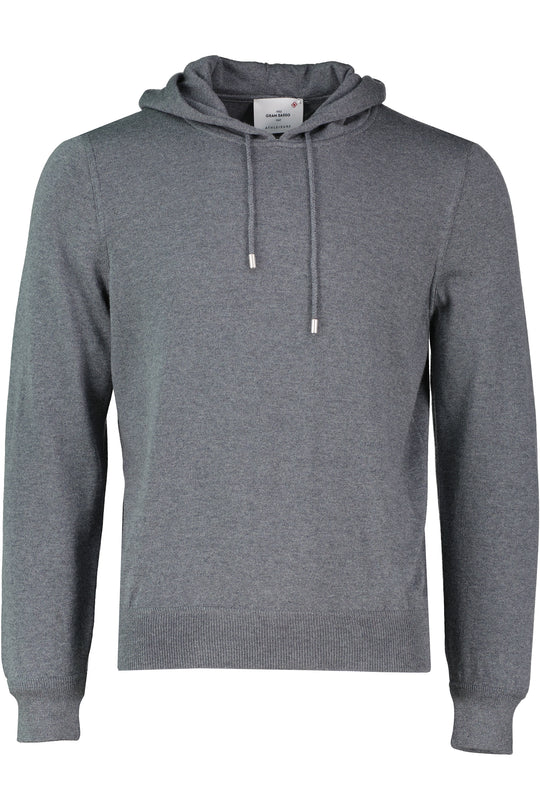 Men's Gran Sasso Grey Knitted Hoody