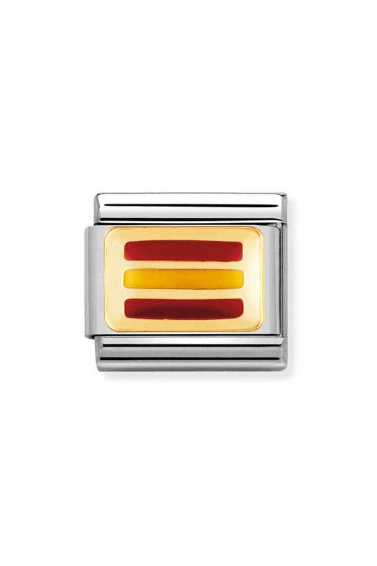 Nomination Composable Gold Spain Flag Charm 030234/18