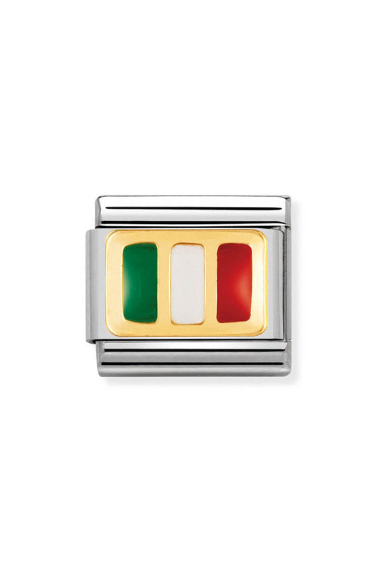 Nomination Composable Gold Italy Flag Charm 030234/21