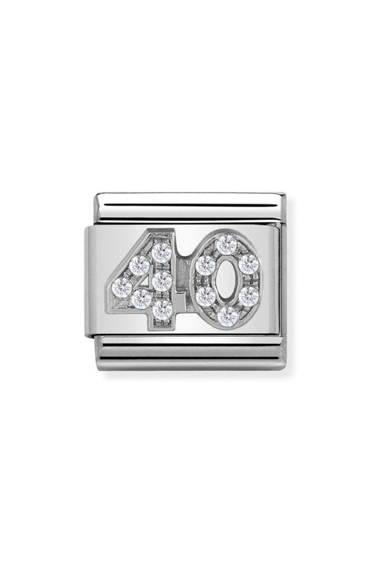 Nomination Composable Silver CZ 40 Charm 330304/22