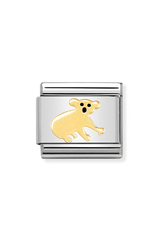Nomination Composable Classic Link ANIMALS Koala in 18k gold