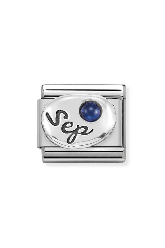 Nomination Composable Silver September Sapphire Charm 330505/09