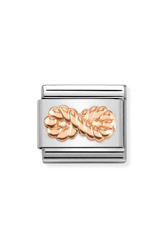Nomination Composable Rose Gold Infinity Rope Charm 430106/24 *