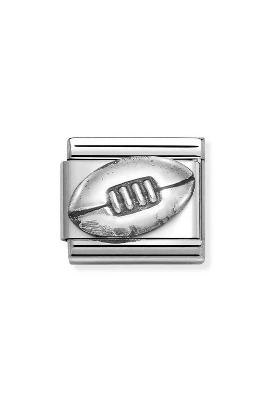 Nomination Composable  Silver Rugby Ball Charm 330101/72