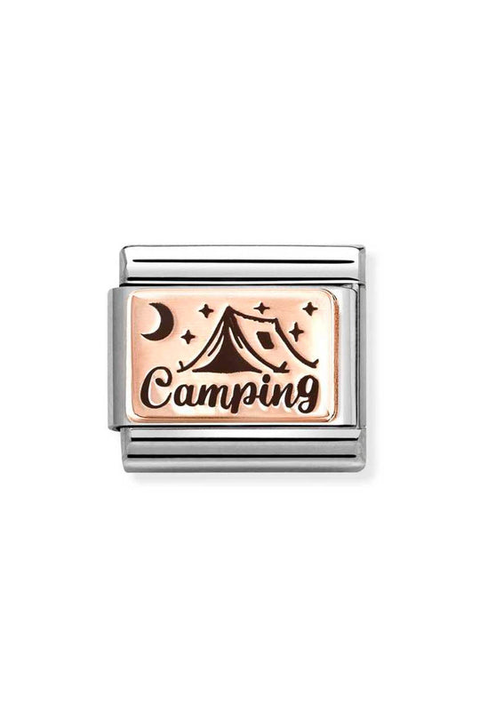 Nomination Composable Rose Gold Camping Charm *