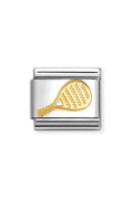 Nomination Composable Gold Padel Racket Charm *