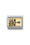 Nomination Composable Gold Darts Charm *