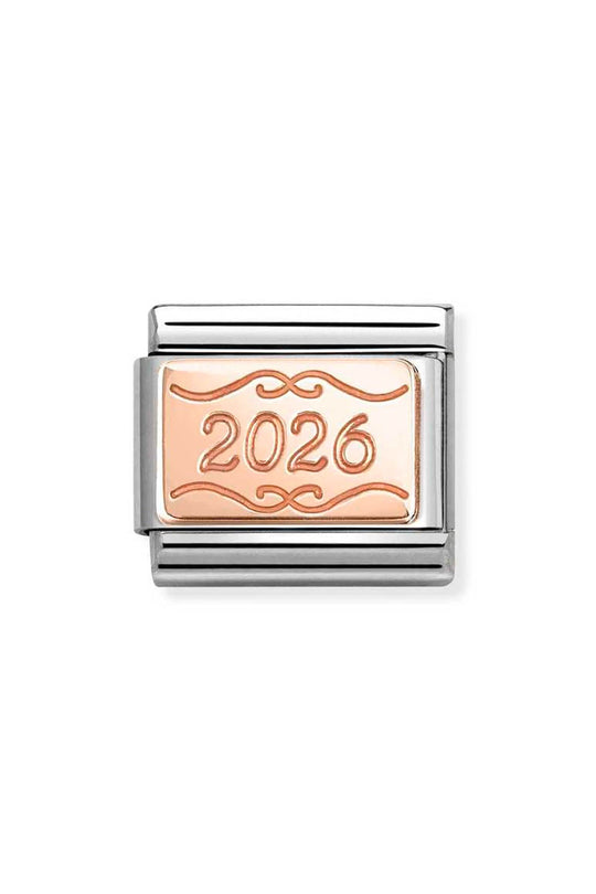 Composable Rose Gold '2026' Charm 430101/57