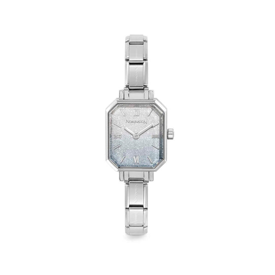 Paris Rectangular, Blue Gradient Glitter Dial, Watch 076037/035