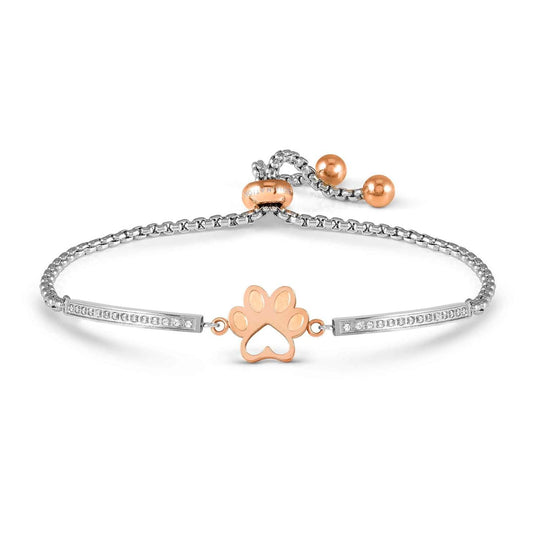 Milleluci Refined Edition-Rose Pawprint CZ Bracelet