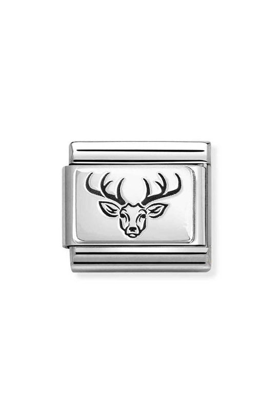 Nomination Composable Silver Stags Head Charm 330111/52 *