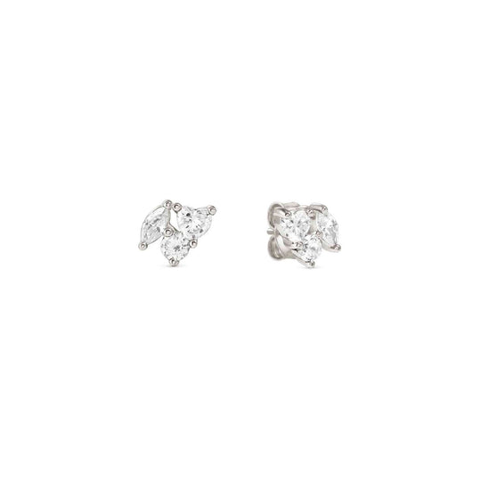 Nomination Colour Wave Silver 3-CZ Stud Earrings 149887/031