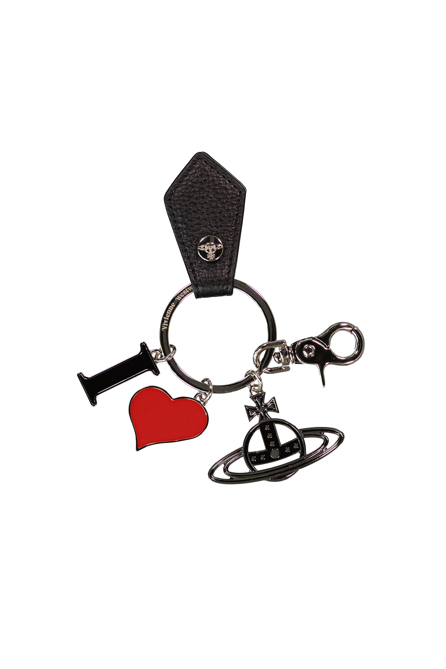 ★Vivienne Westwood★ 23FW I Love ORB Grain Keyring 82030082 Women's Vivienne Westwood I Love Orb Keyring – ODs Designer