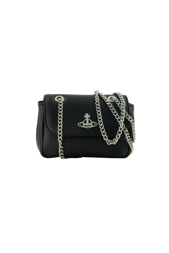 Womens Vivienne Westwood Small Purse Chain Black Handbag