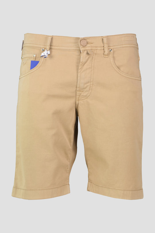 Men's Jacob Cohen Hemp Beige Bermuda Shorts