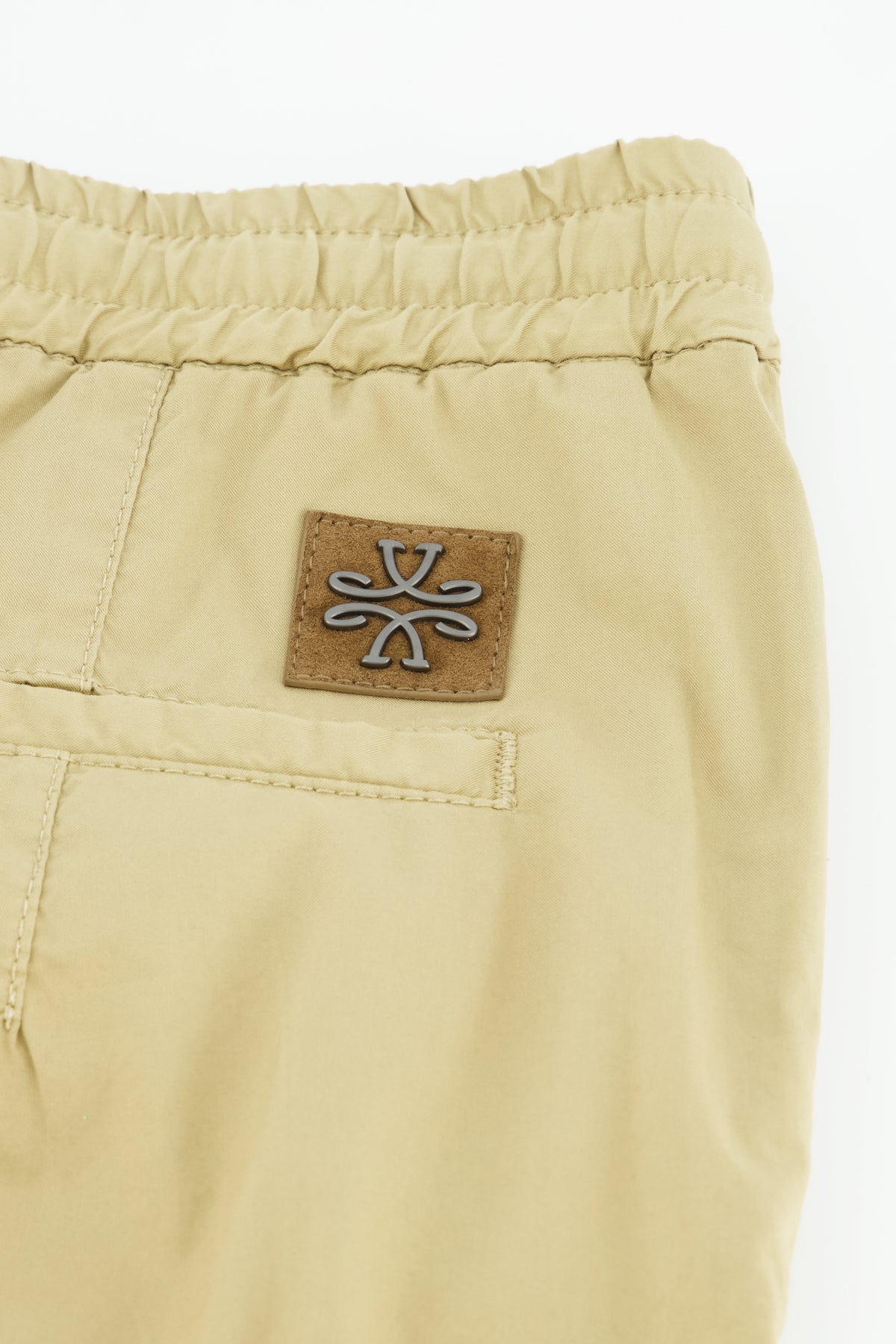 Jacob Cohen Hemp Beige Trousers close up